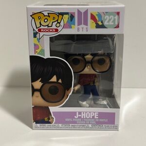 Funko Pop! Rocks J-Hope Vinyl Figure with Black and Brown Accents